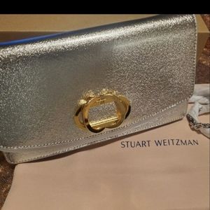 Both Stuart Weitzman clutches